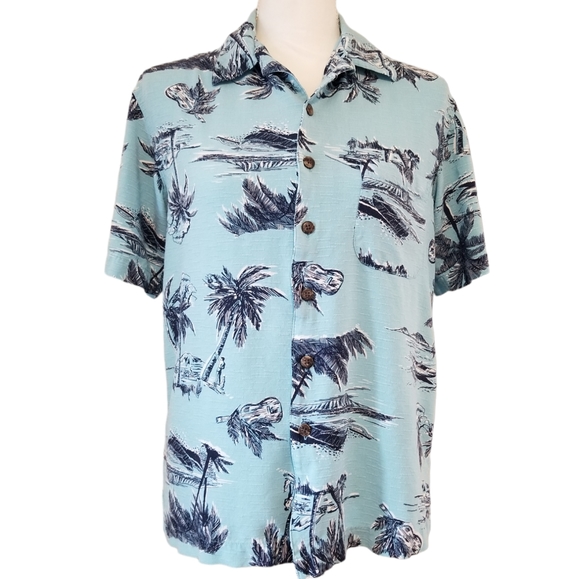 George Other - George Palm Tree Button Down Shirt